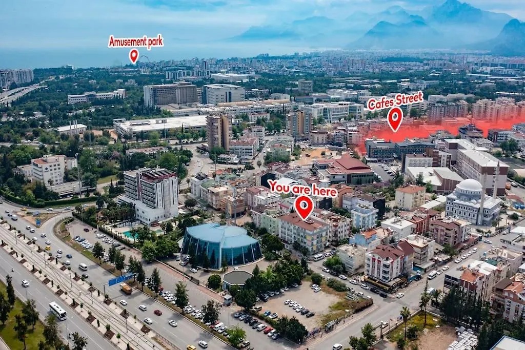 Merkezi, Sik, Denize 3 Km Kueltuer Kafeler Cad. 2 Dk '13' Antalya Appartement
